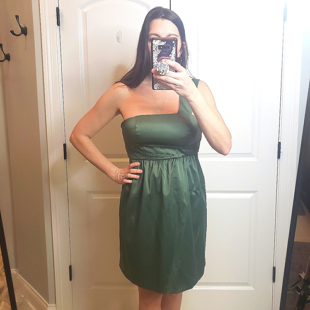 One Shoulder Satin Dress *NEW*